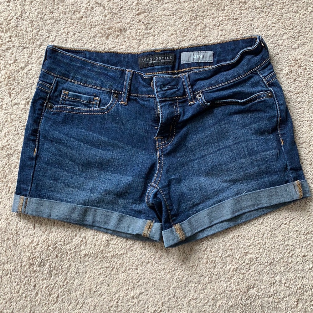 MIDI Jean Shorts